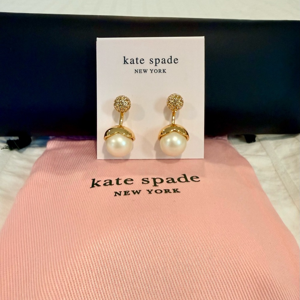 Kate Spade Gold Floral Stud Earrings